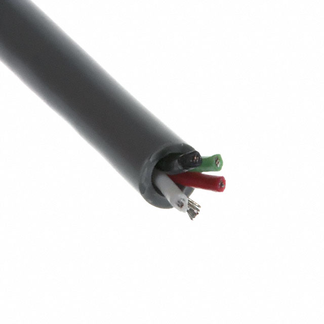 CABLE 4CON 24AWG GRAY SHLD 1000'