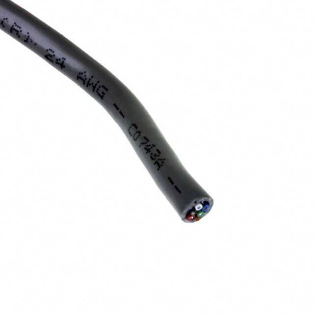 CABLE 6COND 24AWG GRAY SHLD