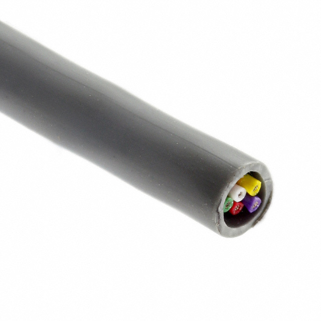 CABLE 7CON 24AWG GRAY SHLD 1000'