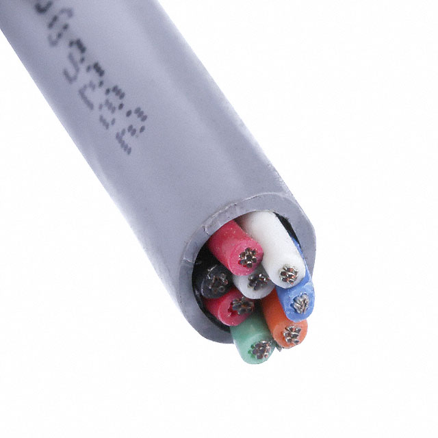 CABLE 8COND 20AWG GRAY SHLD 100'