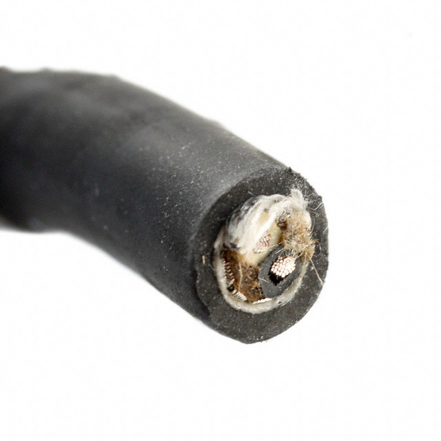 CABLE MIC 2COND 18AWG BLACK 100'