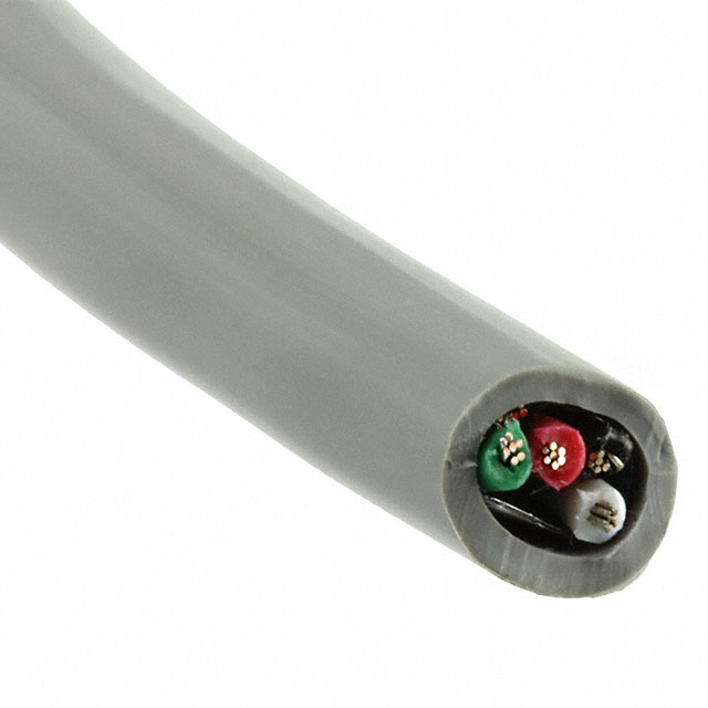 MULTI-PAIR 4COND 22AWG GRAY 500'