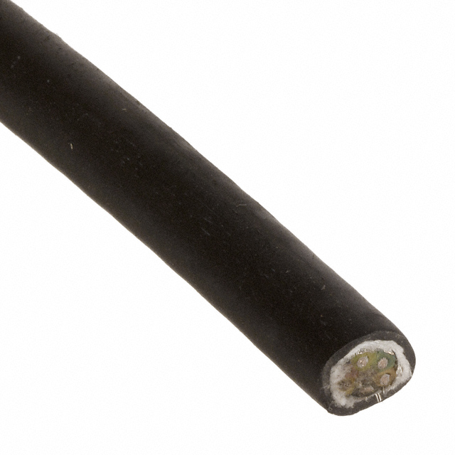 CABLE 6COND 16AWG BLK SHLD 500'