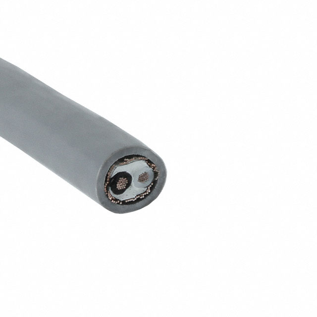 CABLE 2COND 20AWG GRAY SHLD 100'