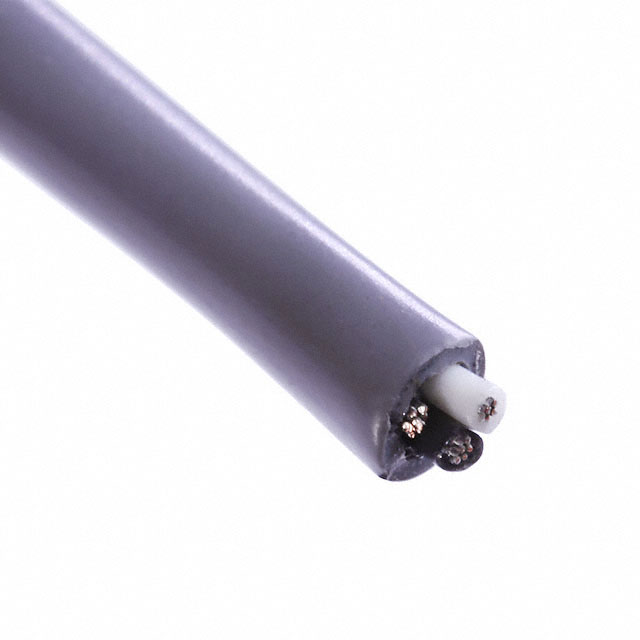 CABLE 2COND 22AWG GRAY SHLD