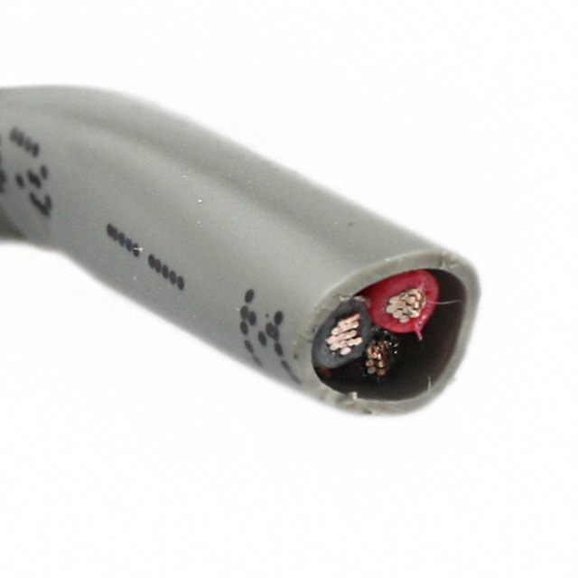 CABLE 3COND 18AWG GRAY SHLD 500'