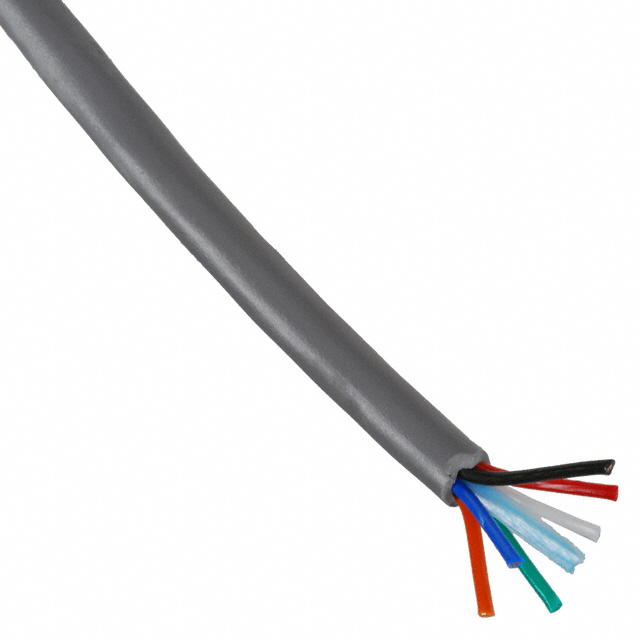 CABLE 6COND 22AWG GRAY 50'