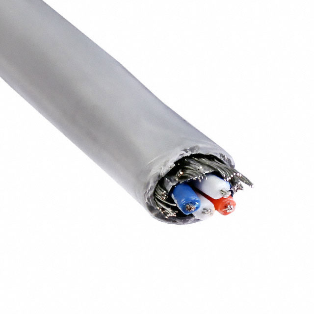 MULTI-PAIR 4COND 24AWG GRAY 50'
