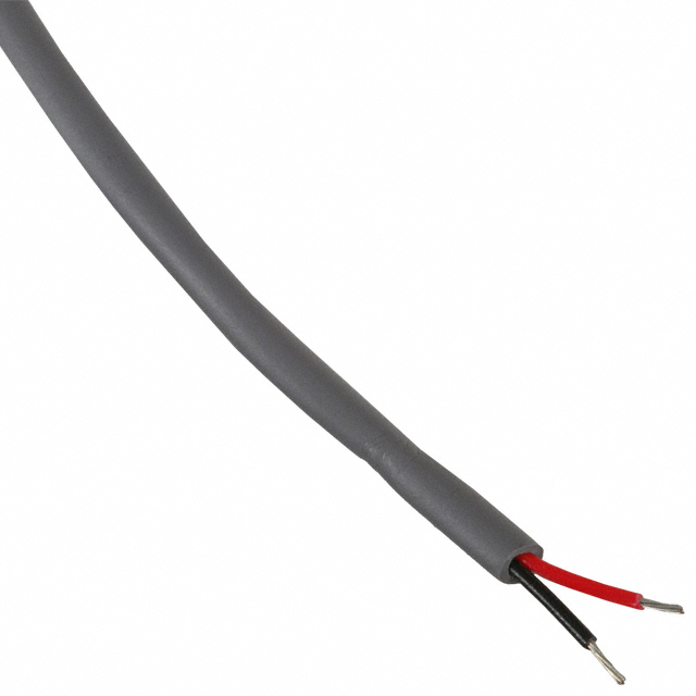 CABLE 2COND 22AWG GRAY 1000'