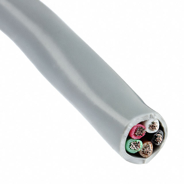 CABLE 5COND 20AWG GRAY 100'