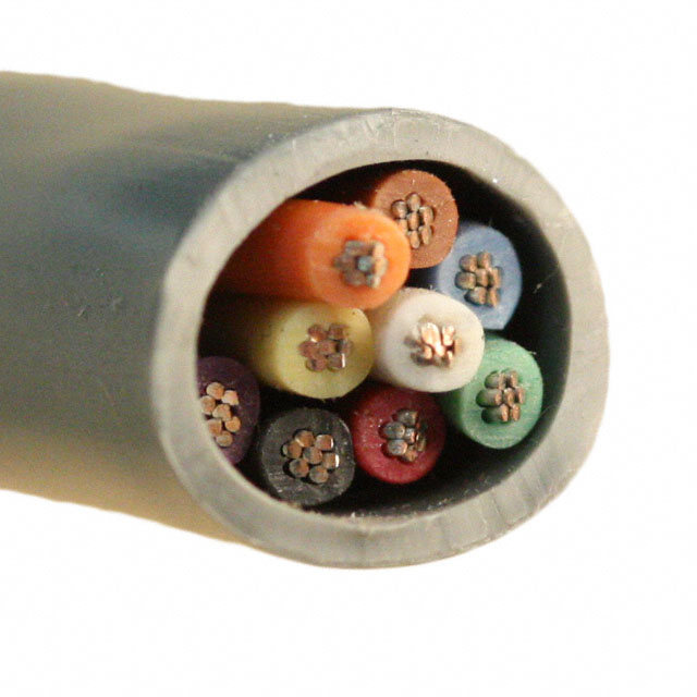 CABLE 9COND 20AWG GRAY 100'