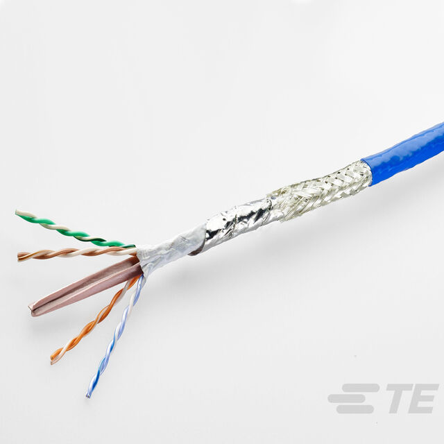 CABLE CAT6A 8COND 24AWG BLK 1=1'