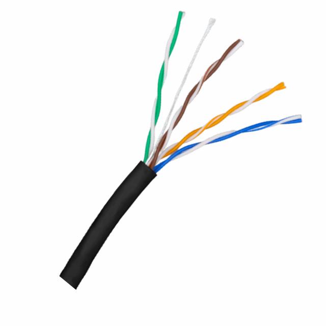 CBL CAT5E 8CON 24AWG CMR 1=1FT