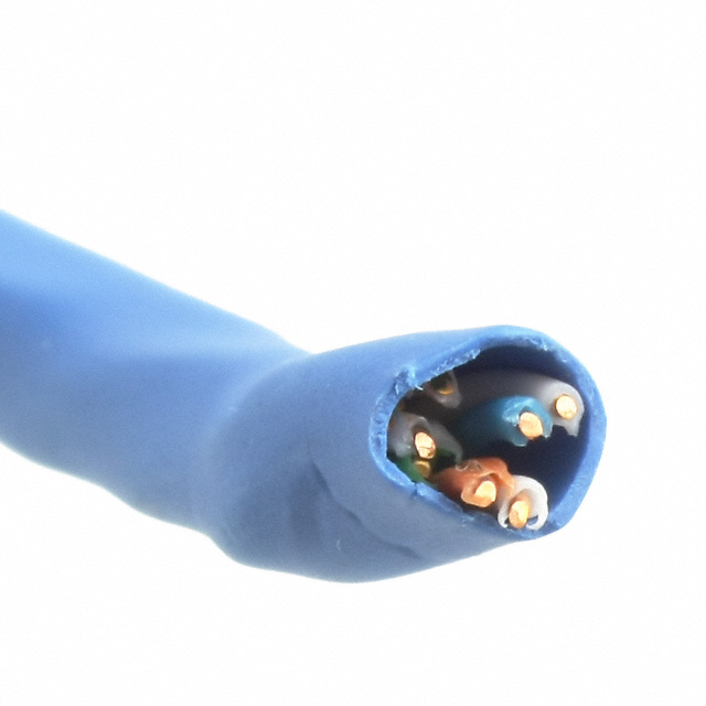 CABLE CAT5E 8COND 24AWG BLUE
