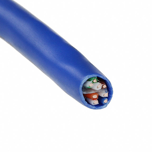 CABLE CAT6 8COND 23AWG BLUE