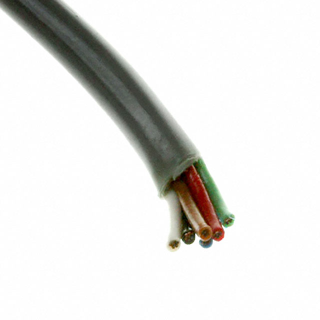 CABLE 6COND 22AWG GRAY 500'