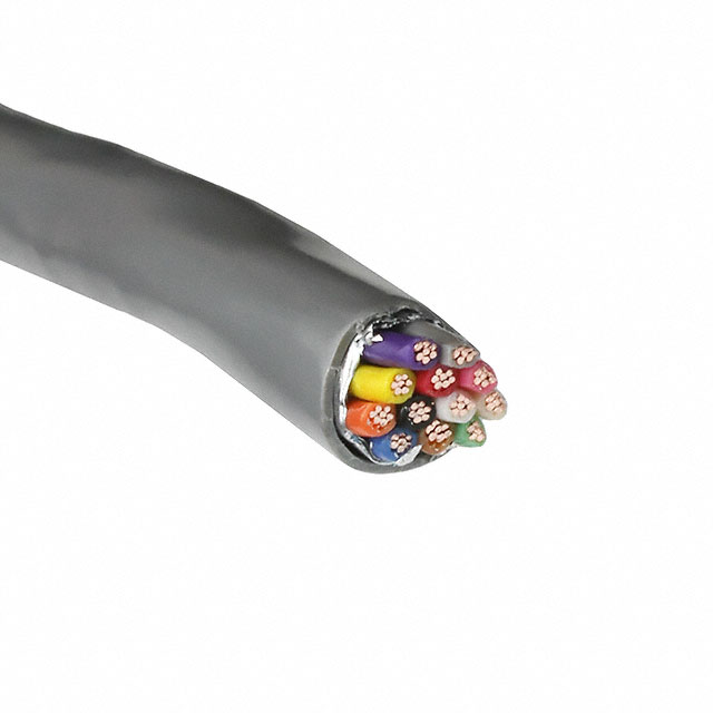 CABLE 12CON 22AWG GRAY SHLD 500'