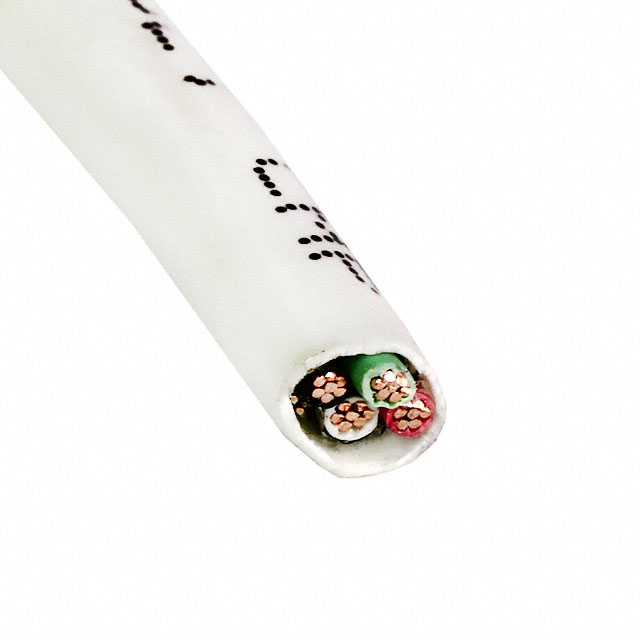 CABLE 4CON 18AWG WHT SHLD 100'