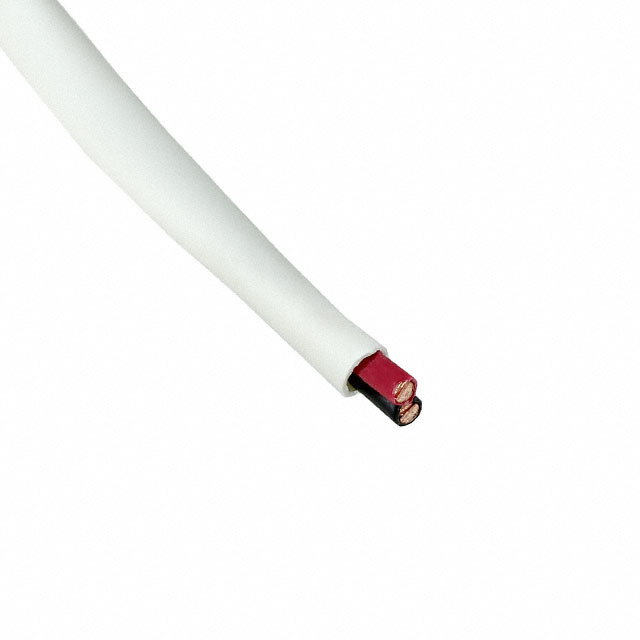 CABLE 2COND 16AWG WHITE 25'