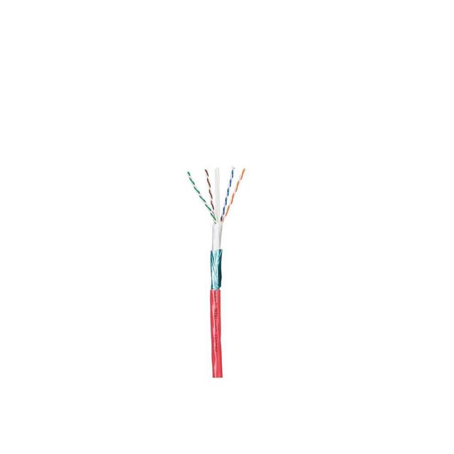 CABLE CAT6A 8CON 23AWG RED 1000'