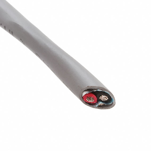 CABLE 2CON 16AWG SLATE SHLD 500'
