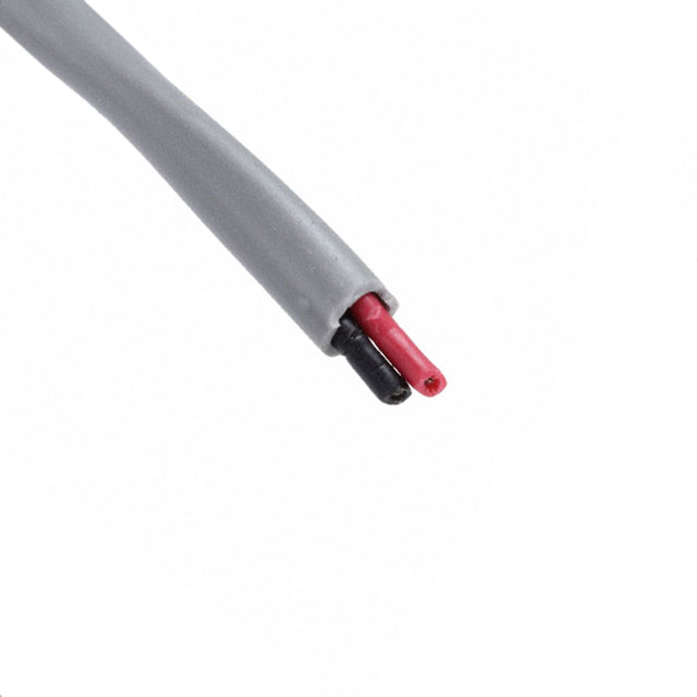 CABLE 2COND 22AWG SLATE 500'