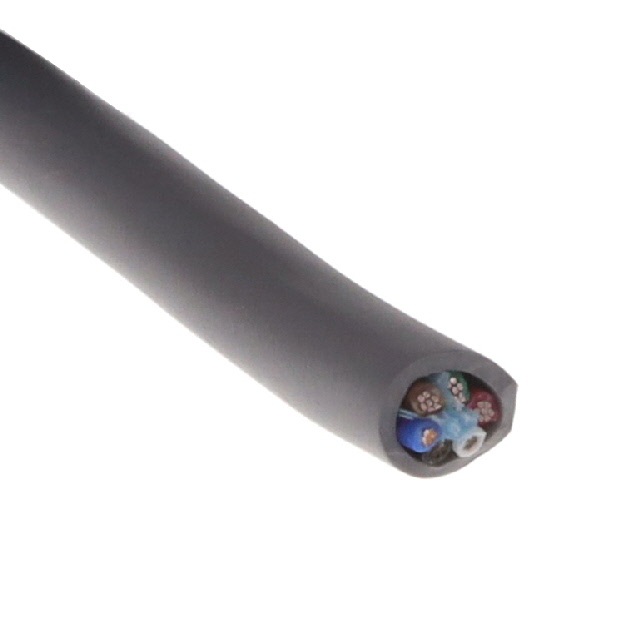 CABLE 6COND 22AWG SLATE 100'