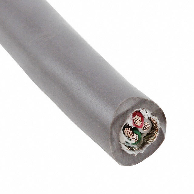 CABLE 4CON 24AWG SLATE SHLD 100'