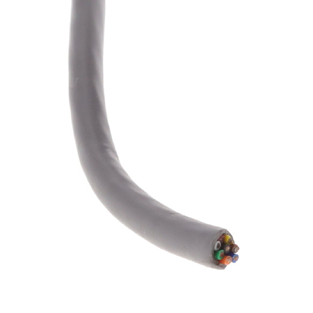 CABLE 8COND 22AWG SLATE 100'