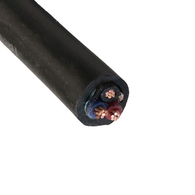 CABLE 3COND 16AWG BLK SHLD 100'
