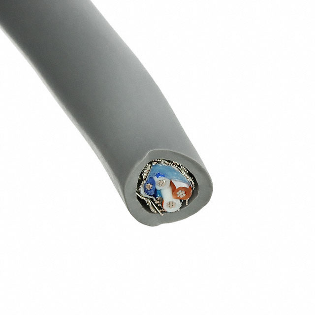 MULTI-PAIR 4CON 24AWG SLATE 100'