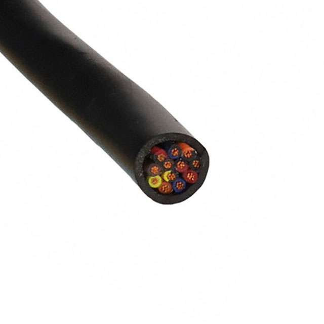 CABLE 12COND 18AWG BLACK 100'
