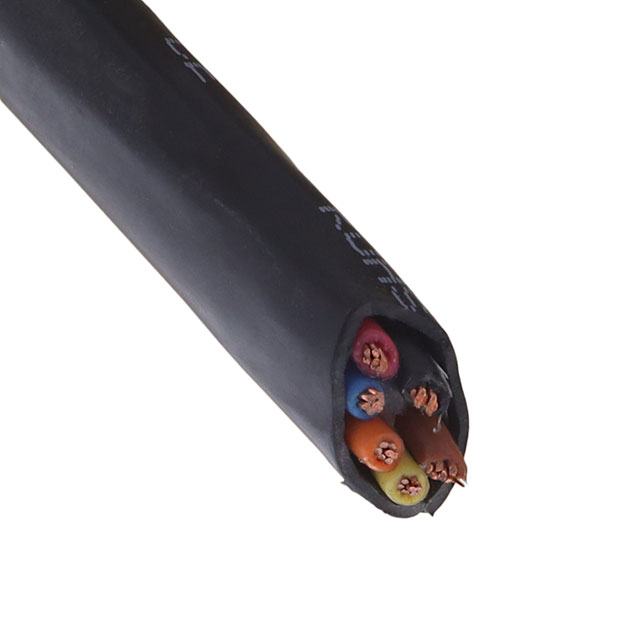 CABLE 6COND 18AWG BLACK 100'