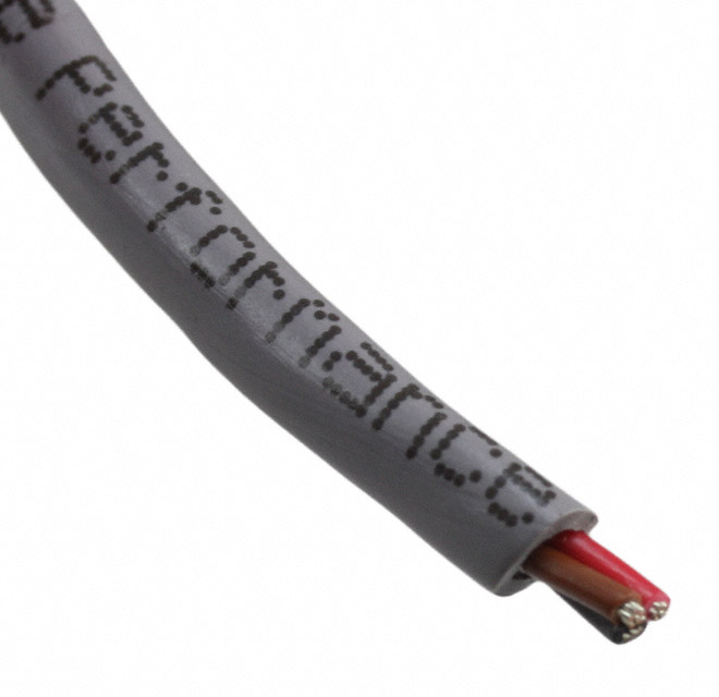 CABLE 3COND 24AWG SLATE 3000'