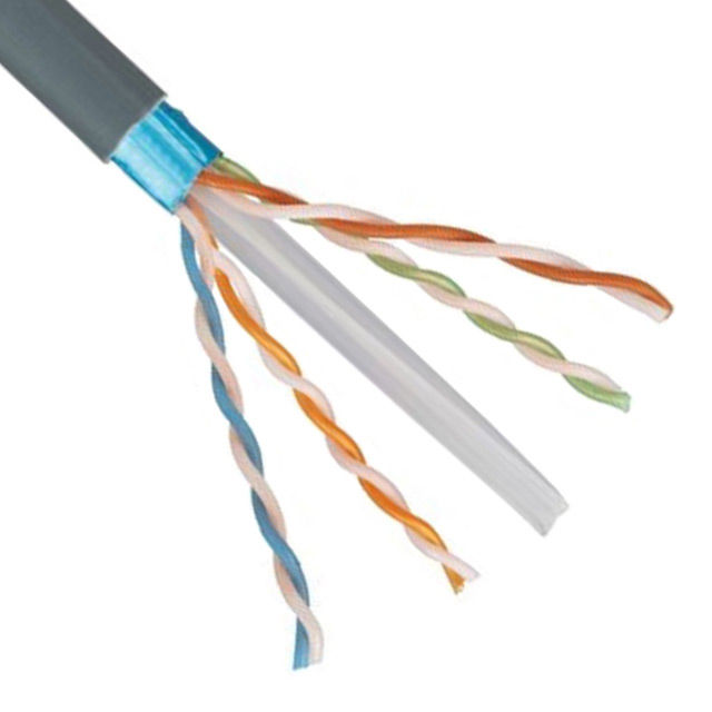 CABLE CAT6A 8COND 23AWG BLU 500'