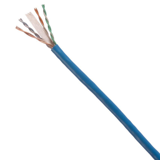 COPPER CABLE 24AWG BLUE PVC