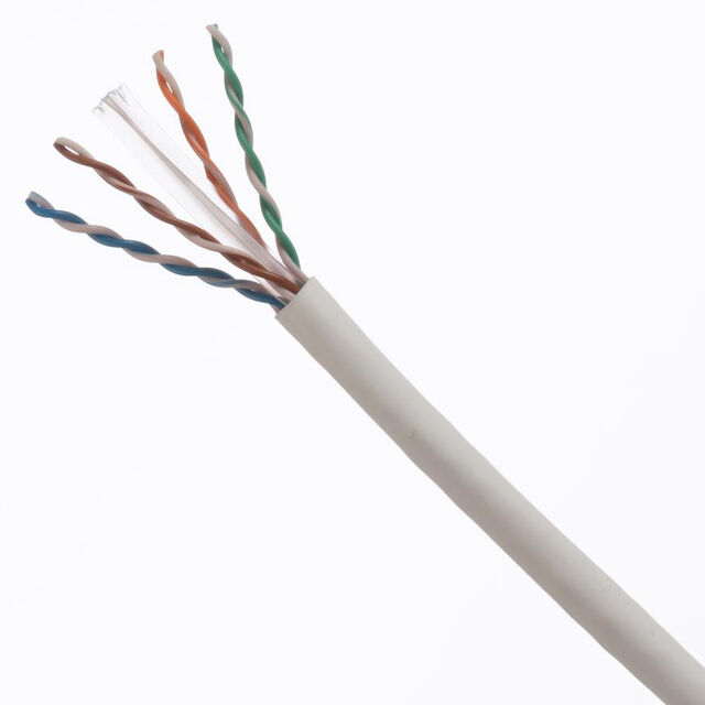 CABLE CAT6 8CON 23AWG GRAY 1000'