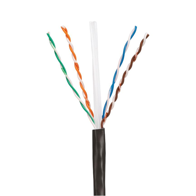 CABLE CAT6 8COND 23AWG BLK 1000'