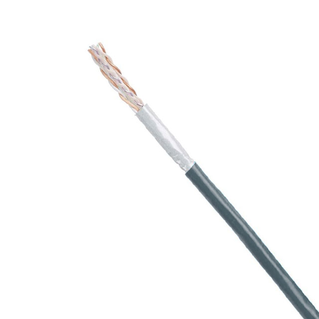 CABLE CAT6A 8CON 23AWG GRY 1000'