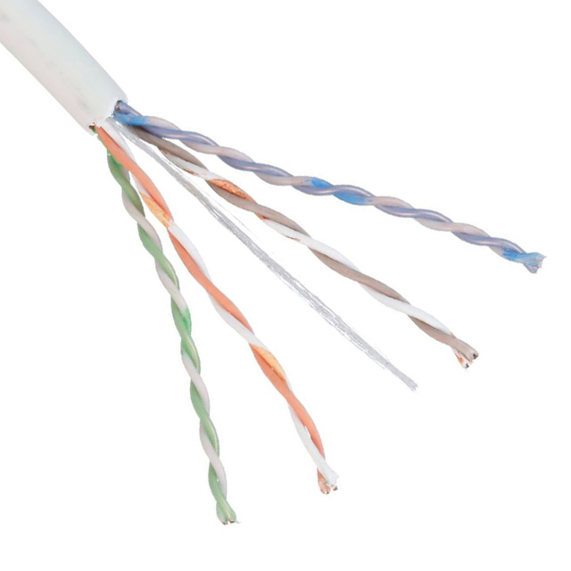 CABLE CAT6 4COND 23AWG WHT 1000'