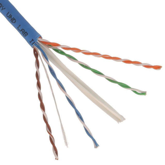 CABLE CAT6 8COND 23AWG BLUE 500'