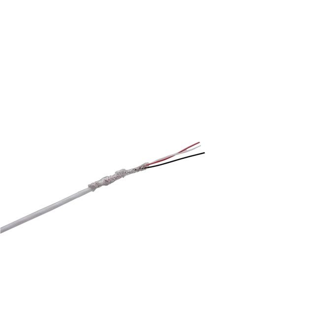 CABLE 3CON 26AWG WHT SHLD 500'