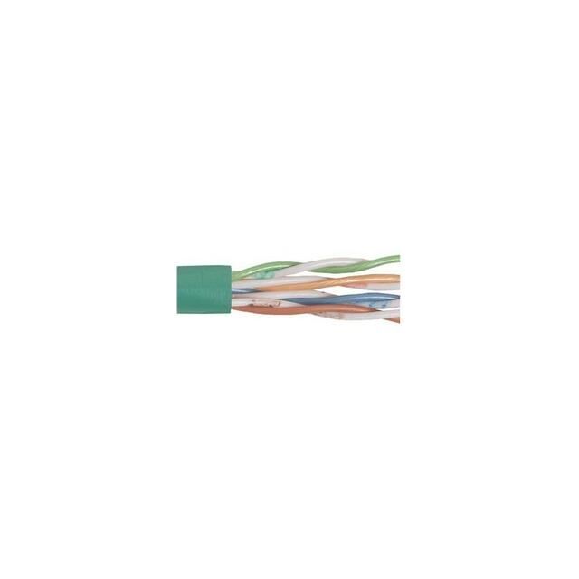C6 UTP 4PR/24 STR PVC GRN 1K