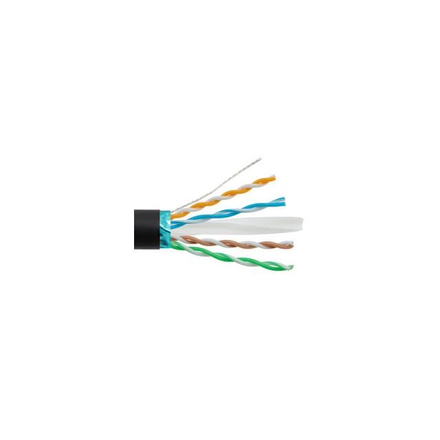 C6A F/UTP 26 STR LSZH BLK 500F