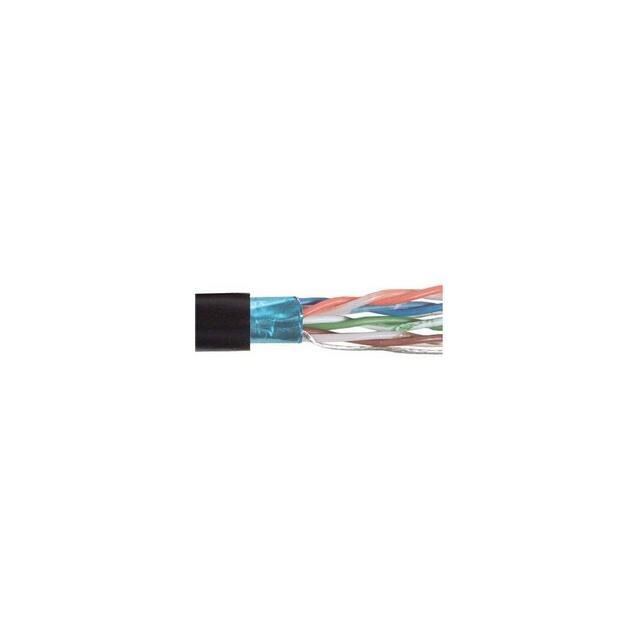 C6A F/UTP 23SLD PE BLK 1KFT