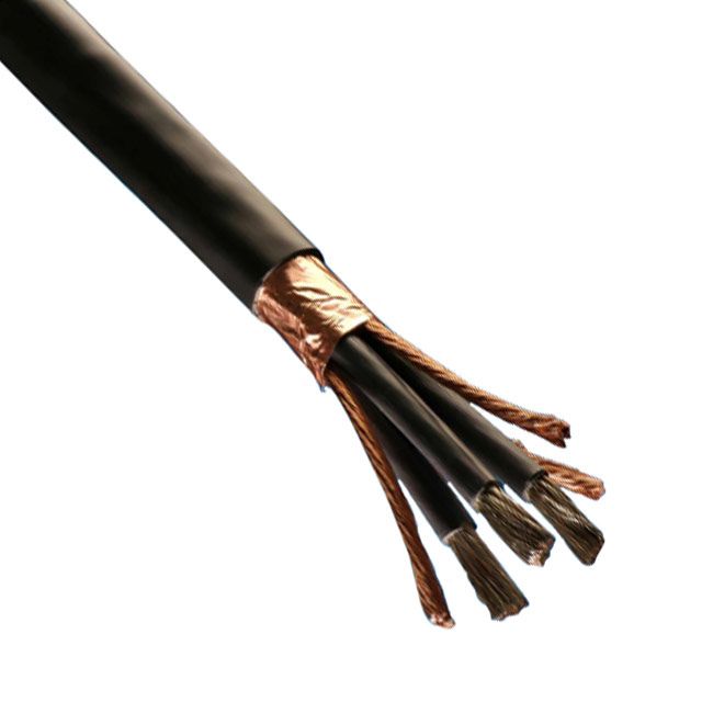 CABLE 4COND 14AWG BLK SHLD 50'