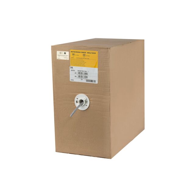 1000FT BULK CAT6 CABLE GRAY