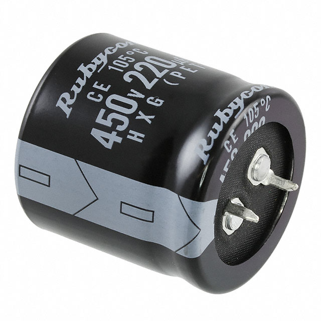 CAP ALUM 220UF 20% 450V SNAP TH