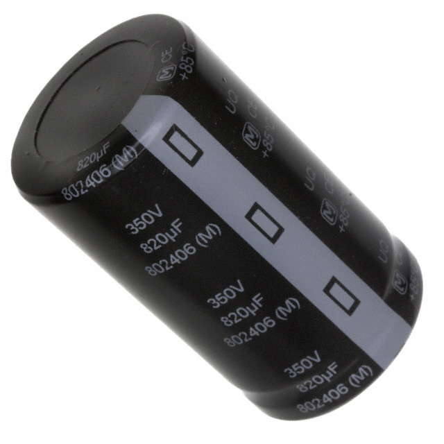 CAP ALUM 820UF 20% 350V SNAP TH
