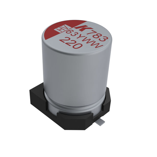CAP ALU HYBRID 125C 25V 330UF